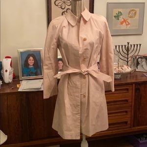 Burberry tie belt trench